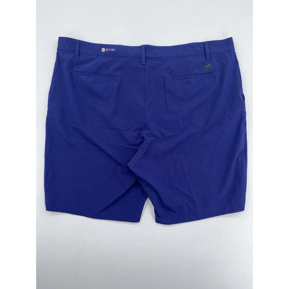 Adidas Men’s Blue Stretch Golf Shorts Size 42 Blue 3 Stripes